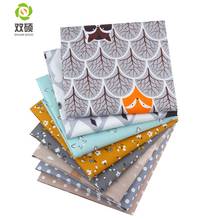 Shuanshuo Cartoon&Dot Cotton Patchwork Tissue Fabric Of Handmade DIY Quilting Sewing Baby&Children Sheets Dress 40*50cm 8pcs/lot 2024 - buy cheap