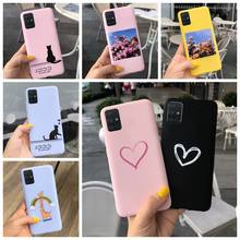 For Samsung Galaxy A71 SM-A715F/DS Case Couples Cartoon Painted Silicone Cover For Samsung A71 SM-A715F/DSM Cases Fundas 6.7" 2024 - buy cheap