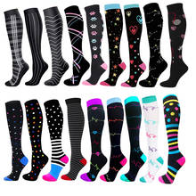 Running New Compression Stockings Best For Athelete Medical Nursing Outdoor Sports Hiking Travel Flight Socks Fitness Socks 2024 - buy cheap