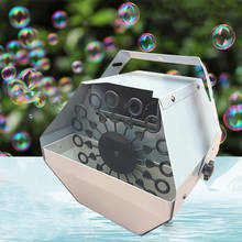 Wireless remote Control 110V 220V Bubble Machine for DJ Disco Wedding Party Show Automatic Blowing Bubbles Foaming Equipment 2024 - купить недорого