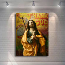 Graffiti Paintings about  Jesus Picture  Canvas Painting Decor Oil Painting Wall Picture Poster Modern Wall  Art Picture  Home 2024 - buy cheap