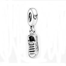 Free Shipping Authentic 925 Sterling Silver Sneaker Shoe Dangle Charm Fit Original Pandora Bracelet For Women DIY Jewelry Bead 2024 - buy cheap