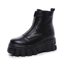 Обувь на платформе; женские зимние ботинки; Модные женские ботильоны из спилка на молнии; ботинки на высоком каблуке; женская зимняя обувь; теплые ботинки черного цвета 2024 - купить недорого