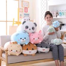 9 Styles Lovely Dinosaur Pig Cats Bear Panda Hamster Elephant Deer Plush Toy Soft Stuffed Animal Dolls Baby Pillow for Kids Gift 2024 - buy cheap
