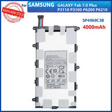 100% Original 4000mAh SP4960C3B Tablet battery For Samsung Galaxy Tab 2 7.0 & 7.0 Plus GT-P3100 P3100 P3110 P6200 Battery 2024 - buy cheap