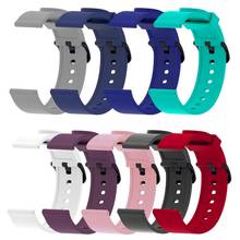 22mm Sport Silicone Band For Xiaomi Huami Amazfit Bip Wrist Strap Bracelet For Xiaomi Smart Watch Replacement Wristband Band 2024 - buy cheap