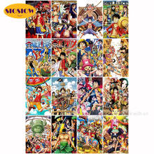 5d Diy Diamond One Piece Painting Anime Picture Full Square Daimond Embroidery Cross Stitch Handmade Gifts Home Wall Decoration 2024 - buy cheap