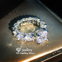CC Bridal Rings For Women S925 Wedding Cubic Zirconia Shine Ring Engagement Super Flash Fine Jewelry Bijoux Femme CC3190 2024 - buy cheap