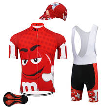 Cycling jersey men short sleeve bib shorts gel pad mtb jersey set red cycling clothing ropa ciclismo maillot ciclismo customize 2024 - buy cheap
