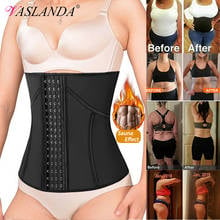 Women Latex Waist Trimmer Belt Abdominal Trainer Corsets Weight Loss Slimming Body Shaper Modeling Straps Workout Sweat Girdle 2024 - buy cheap