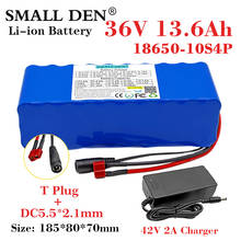 36V 13.6Ah 18650 Lithium Battery pack 10S4P 13600mAh High capacity 500W 42V Electric Bicycle Scooter ebike battery + 2A Charger 2024 - buy cheap