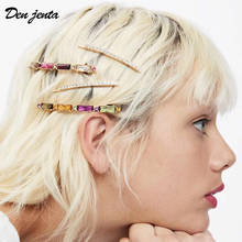 4 pçs/set ZA Alfinetes de Cabelo para Mulheres Meninas Jóias Cabelo Strass Pérolas Acessórios de Cabelo Barrettes Grampos de Cabelo Ganchinhos Bezel 2024 - compre barato