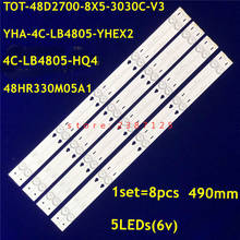 LED Strip YHF-4C-LB4805-YHEX1 48HR330M05A1 V2 For TCL B48A838U B48A538U B48A858U LE48M4S10 48FS3750 L48F3800A LVF480CS0T E29 2024 - buy cheap