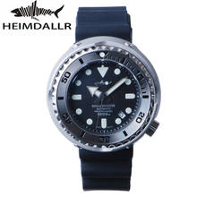 HEIMDALLR Vintage Men's Diver Watches 1000M Waterproof Golden Plated Black PVD Coated Case Luminous Tuna Mechanical Wristwatch 2024 - buy cheap