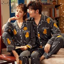 Conjunto de pijamas de lã de outono pijamas de manga longa pijamas de manga comprida de família pijamas de salão bonito 2024 - compre barato