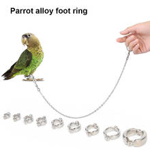 Кольцо для ног питомца, открытый аксессуар для обучения летающим питомцу попугаю, 1 комплект 2024 - купить недорого