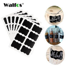 Walfos 72pcs Kitchen Label Stickers Organizer White Chalk Marker Waterproof Reused Jars Glass Bottles Chalkboard Labels for Home 2024 - buy cheap