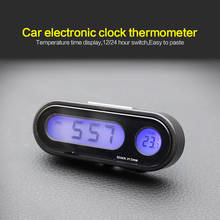 12V LCD Car Accurate Convenient Portable Multifunction Auto Digital LED Electronic Time Clock Thermometer With Backlight 2024 - buy cheap