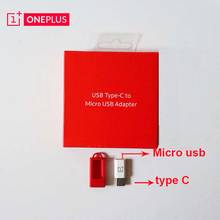 Оригинальный Oneplus 8 7t 7 pro 6t 3 3T 5t 5 Micro Usb female to type c кабель зарядного устройства конвертер кабель адаптер для one plus 1 + 2024 - купить недорого