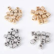 500Pcs/Lot 2mm 2.5mm CCB Charms Loose Beads For Jewelry Making Supplies Diy Plastic Square Spacer Beads With Hole 2024 - buy cheap