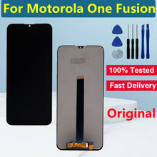 Pantalla LCD Original de 6,5 pulgadas para móvil, digitalizador de pantalla táctil para Moto One Fusion XT2073 2024 - compra barato