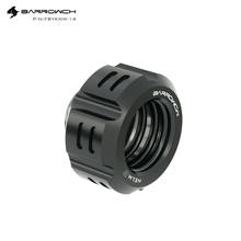 Barrowch FBYKNM-14,Water Cooling Hard Tube Fitting G1/4 Hand Compression Fittings, for OD14mm Acylic/PETG/PMMA Rigidity Tube 2024 - buy cheap