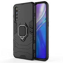 Capa oppo realme xt com suporte de anel, capa protetora de luxo com 6.4 polegadas, armadura à prova de choque para oppo realme x2 2024 - compre barato