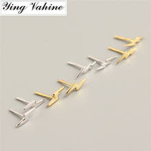 ying Vahine 100% 925 Sterling Silver Mini Small Lightning Stud Earrings for Women 2024 - buy cheap