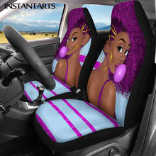 INSTANTARTS сидений автомобиля стильный в африканском стиле с принтом для девочек (комплект полиэстер ткань для сидений автомобиля сверхпрочный чехол на сиденья в салон автомобиля 2024 - купить недорого