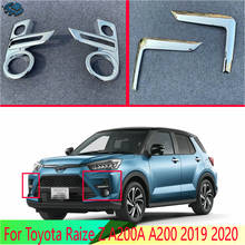 Para Toyota Raize Z A200A A200 2019 2020 ABS cromo niebla delantera embellecedor de cubierta de lámpara de luz bisel moldeado pegatinas de Adorno 2024 - compra barato