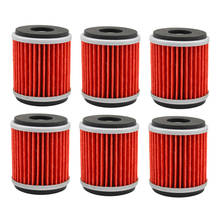 Filtro de aceite para YAMAHA WR250F WR 250F 2009-2016 WR250R WR 250R 2009-2016 WR250X WR 250X 2009-2012 WR450F 2011-2016, 6 unidades 2024 - compra barato