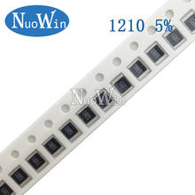 Resistor smd 100 1210 peças, resistor 1/2w 5% k 2k 1.8k 2.2k 2.4k 3k 2.7k 3.3k 3.6k 3.9k 4.3k 4.7k 5.1k 7.5k 8.2k 9.1k 10k ohm 2024 - compre barato