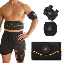 2019 Waist Trimmer Electric Muscle Stimulator Body Slimming Vibration Belt Arm Leg Workout Fitness EMS Massager Weight Loss 2024 - compre barato