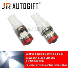 Bombillas LED para coche, lámpara de liquidación automática, No polaridad, T10, W5W, 3030, CANBUS, CSP, Y10, CHIP T15, 168, 194, sin Error, 12-24V, 10 unidades 2024 - compra barato