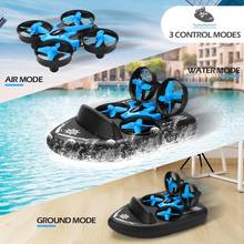 H36S RC erzetto Drone Boat Car Gliding Water Ground Air 4-Mode 2.4G 4CH Roll Function Speed Switching RC Drone Toy 2024 - buy cheap