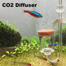 Contador de bolhas transparente para aquário, para tanque de peixes, atomizador para plantas de água, difusor de cilindro co2, resolver 2024 - compre barato