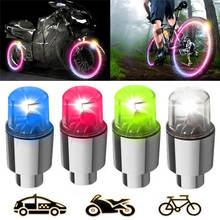 2Pcs LED Car Bike Wheel Tire Tyre Valve Dust Cap Spoke Flash Lights Car Valve Stems & Caps Accessories 2024 - buy cheap