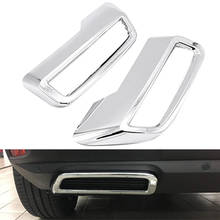 for Peugeot 3008 5008 Allure 2017 - 2019 Exhaust Pipe Tail Cover ABS Rear Exhaust Muffler End Pipe Cover Decoration Trim 2024 - buy cheap