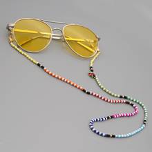 Go2Boho Beaded Chains For Masks Strap Child Mask Chain Necklace Jewelry 2020 Beads Necklace Trendy Sunglasses lanyard Jewellery 2024 - buy cheap