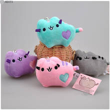 10cm Plush Keychain Cartoon Soft Stuffed Creative Bag Xmas Pendants Gift Animals Cute Kawaii Cat Lovely Mini Couple Pendant Doll 2024 - buy cheap