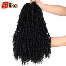 Passion Twist Hair 12 18 inch Pre Twisted Crochet Braids Pre Stretched Ombre Braiding Hair Synthetic Crochet Hair Extension 2024 - buy cheap