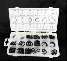 Mixed size 225pcs/set  Rubber O-Ring Washer Seals Watertightness Assortment  With Plactic Box Kit Set for Car/ Air Conditioner 2024 - buy cheap