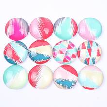 Onwear mixed abstract pattern photo round glass cabochon 12mm 14mm 20mm diy earrings bracelets jewelry findings 2024 - buy cheap