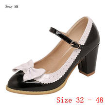 Summer High Heel Shoes Women Pumps Mary Janes Shoes High Heels Kitten Heels Small Plus Size 32 33 - 40 41 42 43 44 45 46 47 48 2024 - buy cheap