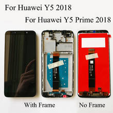 Pantalla LCD de 2018 pulgadas para Huawei Y5 prime 5,45, montaje de digitalizador con pantalla táctil para Huawei Y5 Pro 2018 LCD con Marco, novedad de 2018 2024 - compra barato