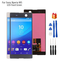 For Sony Xperia M5 LCD Display Touch Screen Frame Digitizer Assembly E5603 E5606 E5653 For SONY M5 LCD Replacement Parts LCD 2024 - buy cheap
