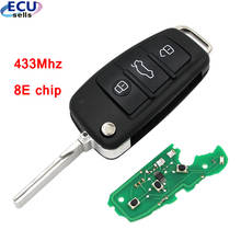 3 Buttons 433MHz Folding Remote Key Keyless Entry FOB 8E0 837 220 R for AUDI Q7 With 8E Chip 2024 - buy cheap