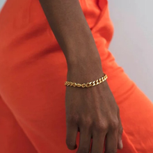 Женский и мужской браслет из металлического сплава, браслет золотого цвета с подвеской-цепочкой геометрической формы, 2021 2024 - купить недорого