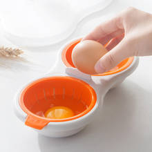 Hervidor de huevos rápido para microondas, utensilios de cocina creativos de doble taza, hervidor de huevos al vapor, utensilios de cocina 2024 - compra barato