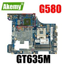 Материнская плата для ноутбука LENOVO G580 GT635M HM76 15 дюймов, материнская плата QIWG5 G6 G9 LA-7981P 90001747 SLJ8E N13P-GLR-A1 2024 - купить недорого